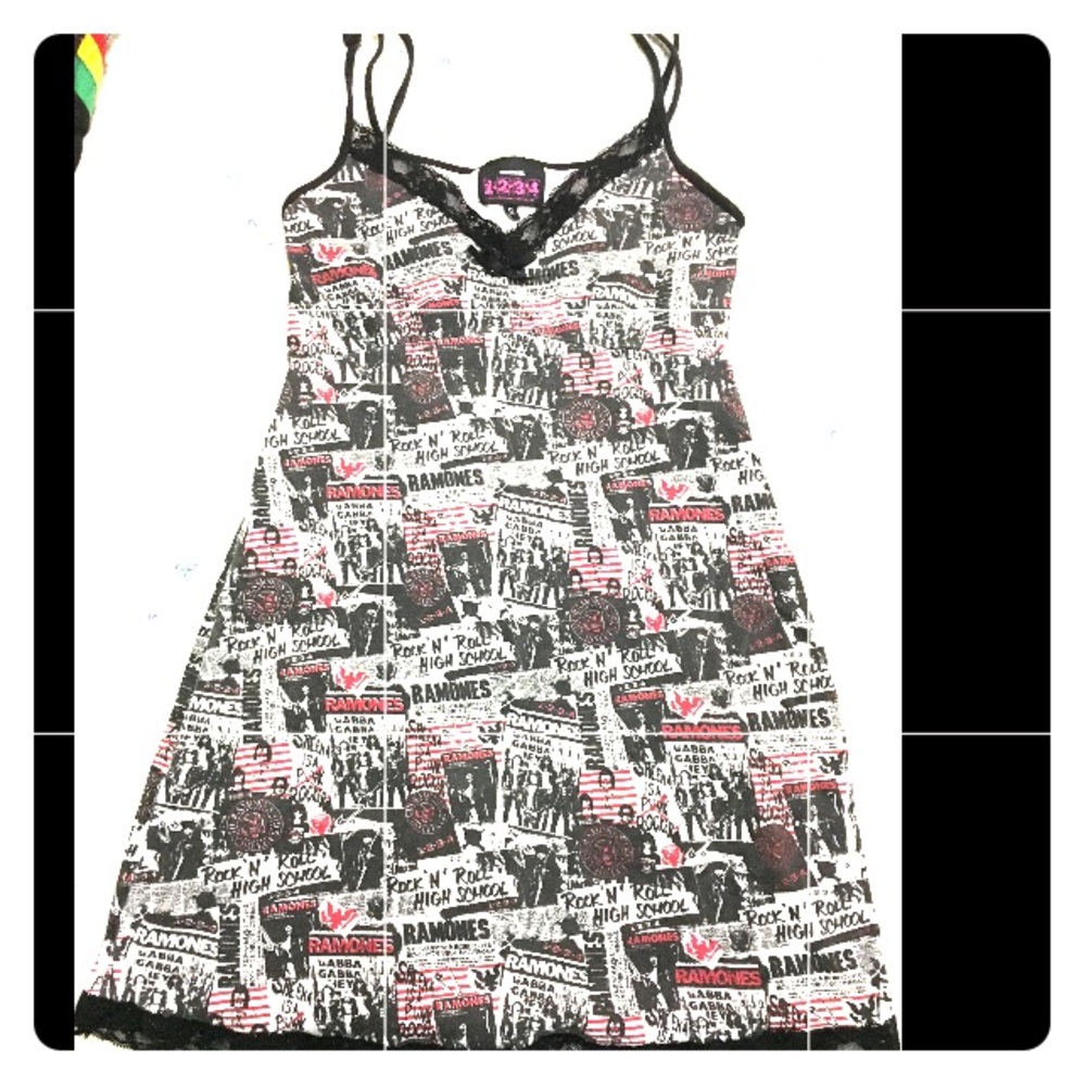 Ramones Band Dress size small